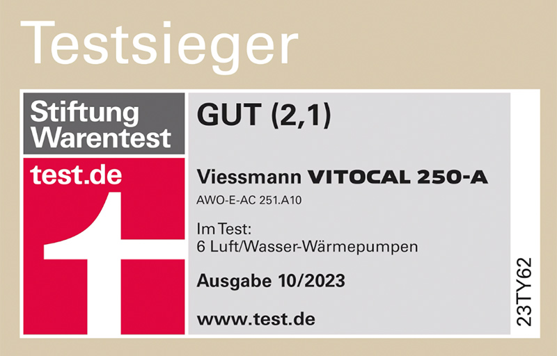 Testsieger Vitocal 250-A